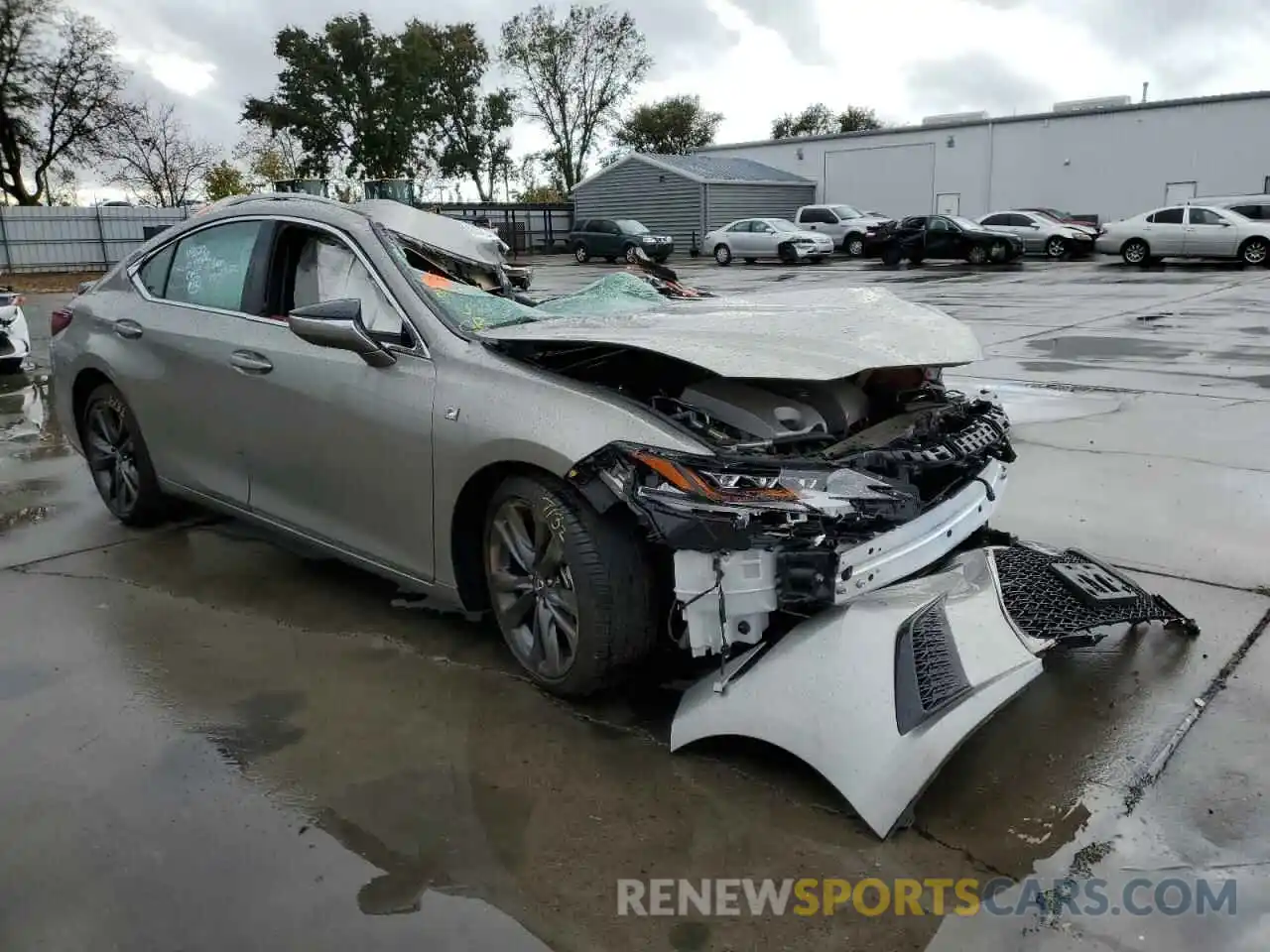 1 Photograph of a damaged car 58AGZ1B19MU089473 LEXUS ES350 2021