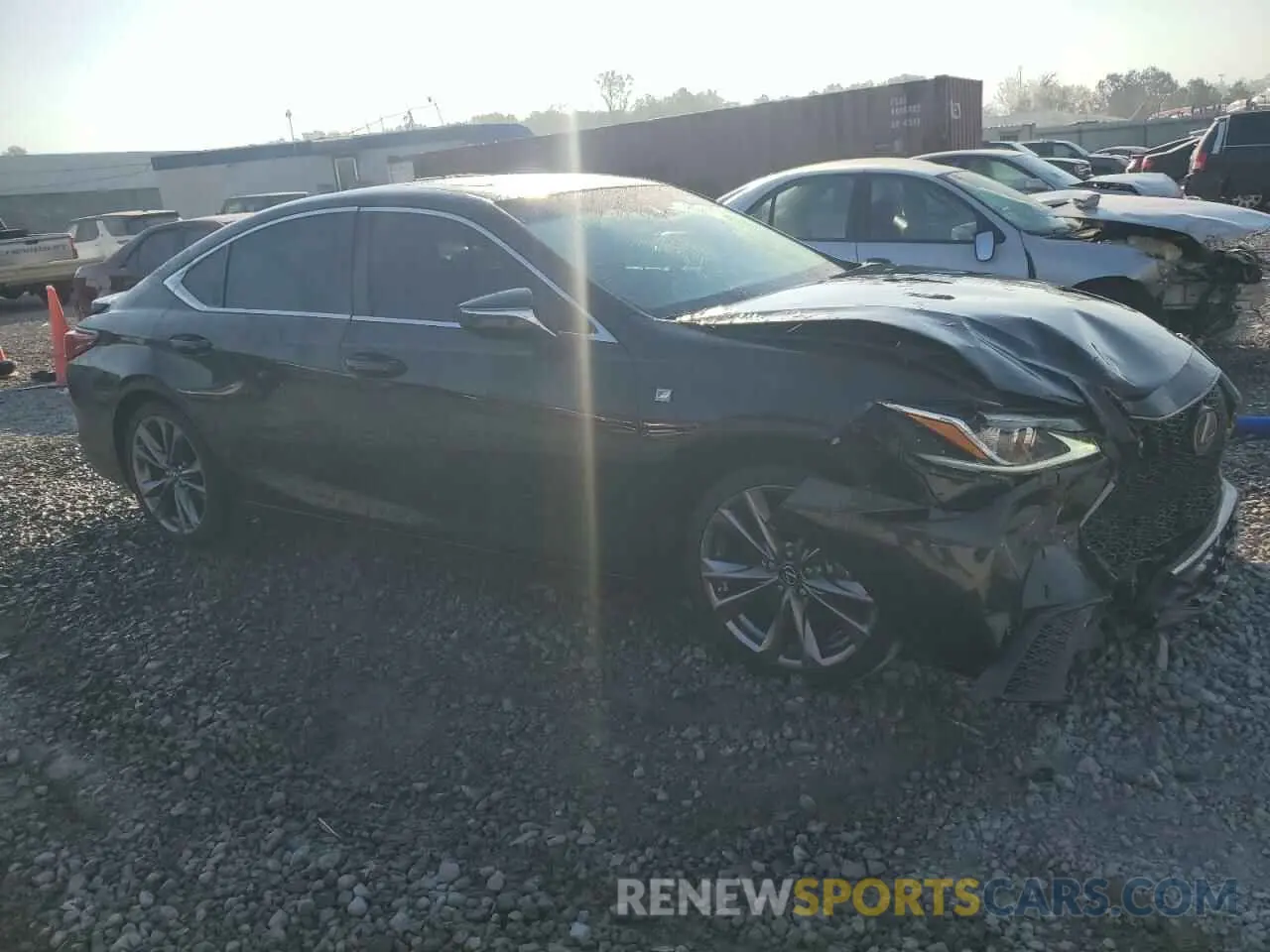 4 Photograph of a damaged car 58AGZ1B1XMU092415 LEXUS ES350 2021
