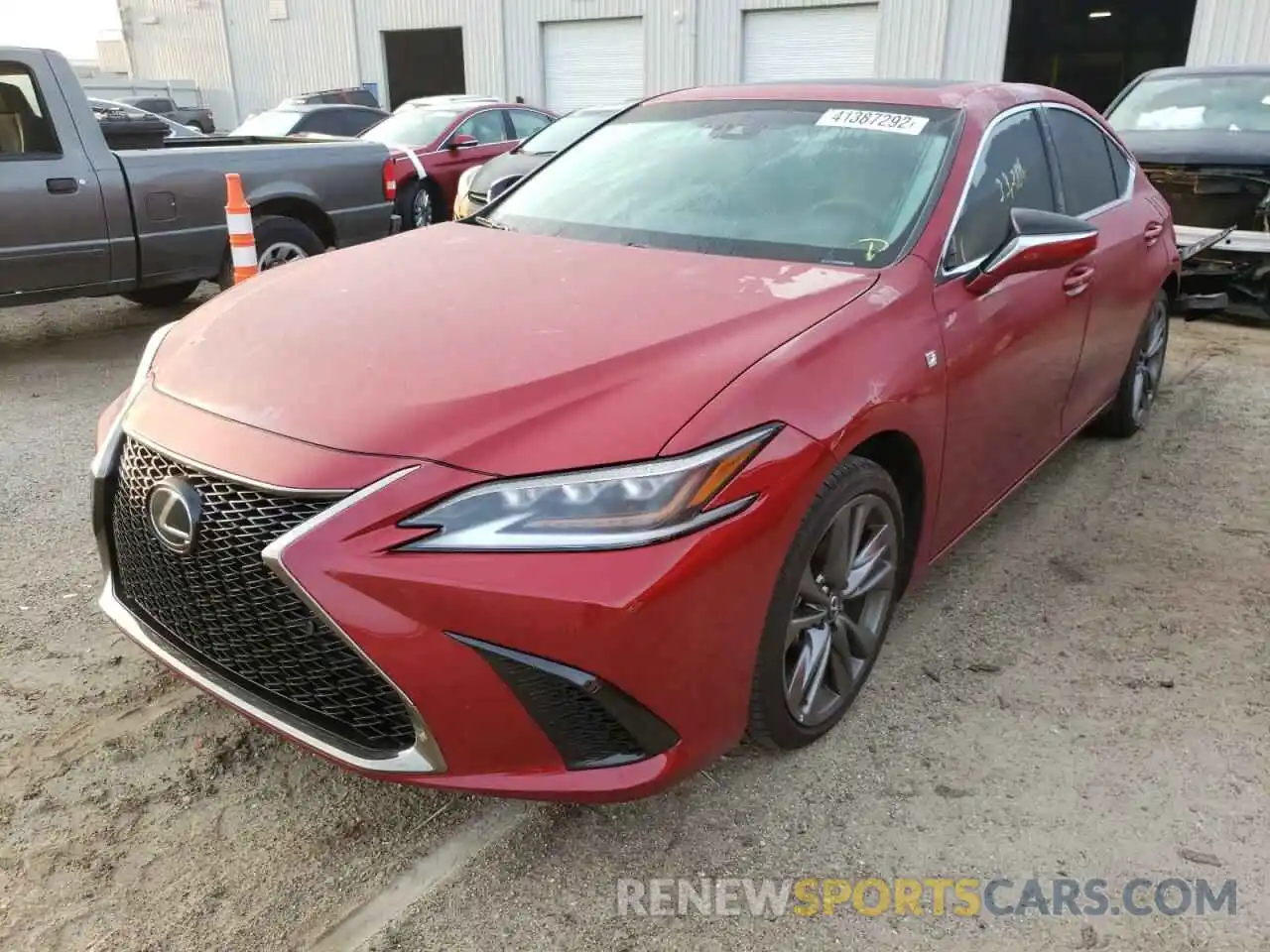 2 Photograph of a damaged car 58AGZ1B1XMU095038 LEXUS ES350 2021