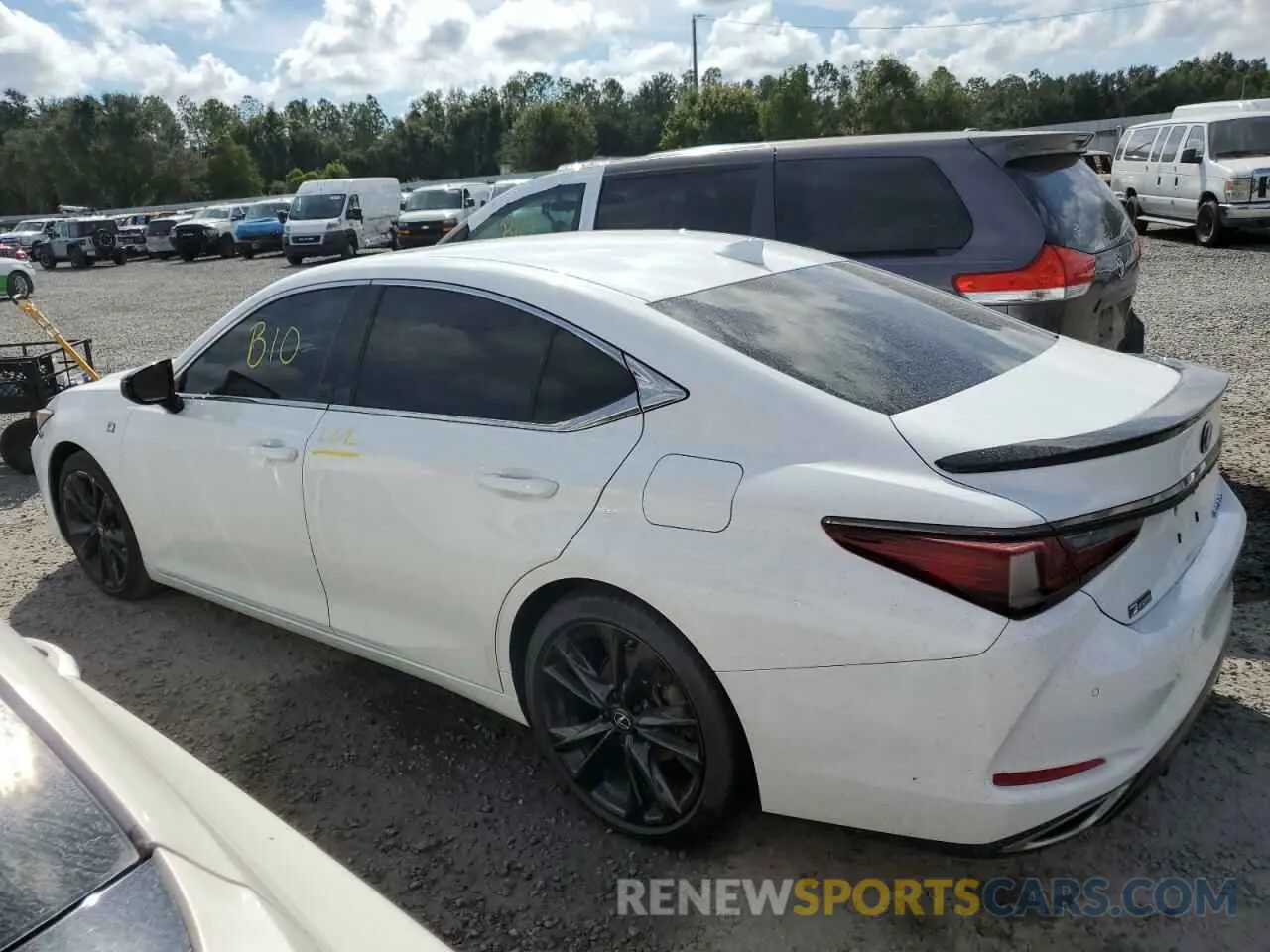 2 Photograph of a damaged car 58AHZ1B11MU099208 LEXUS ES350 2021