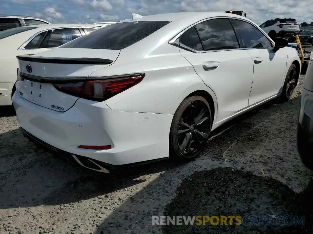 3 Photograph of a damaged car 58AHZ1B11MU099208 LEXUS ES350 2021