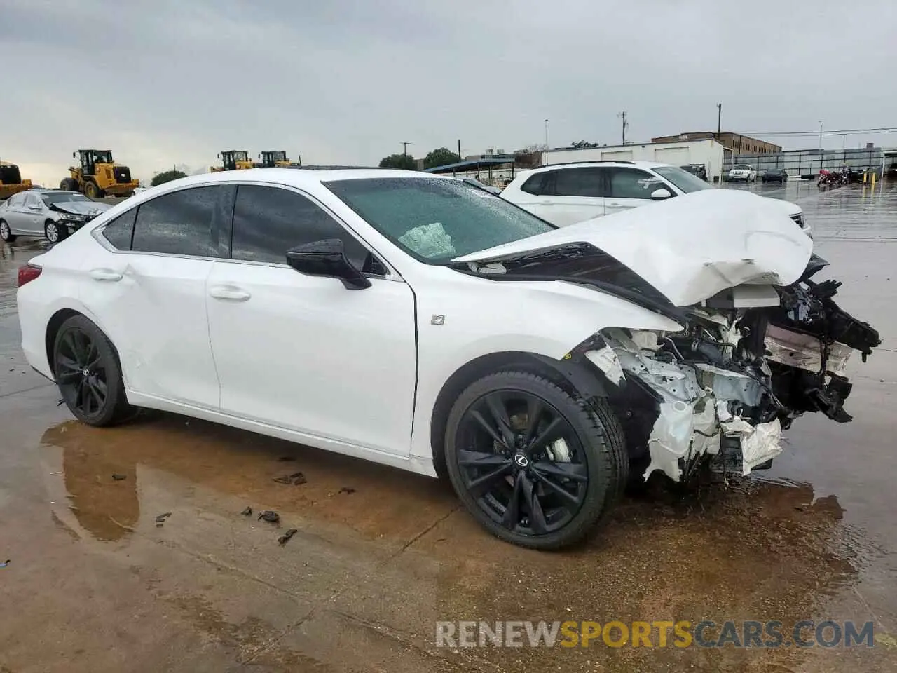 4 Photograph of a damaged car 58AHZ1B11MU103063 LEXUS ES350 2021