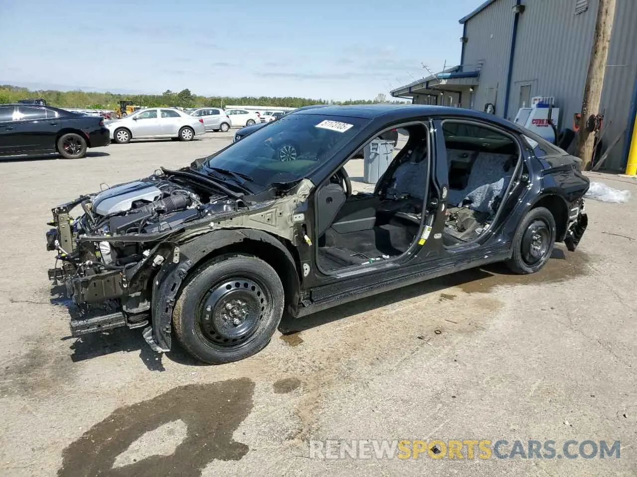1 Photograph of a damaged car 58AHZ1B15MU081763 LEXUS ES350 2021
