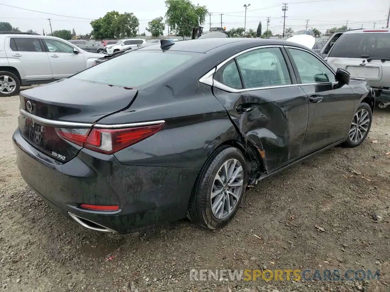 3 Photograph of a damaged car 58ACZ1B11NU129917 LEXUS ES350 2022