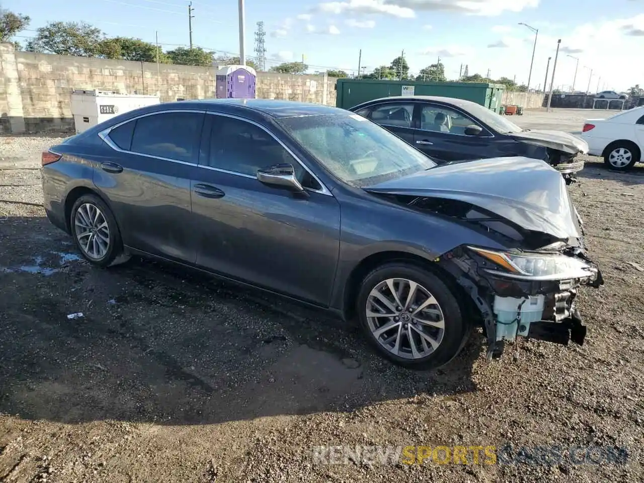 4 Photograph of a damaged car 58ACZ1B16NU138743 LEXUS ES350 2022