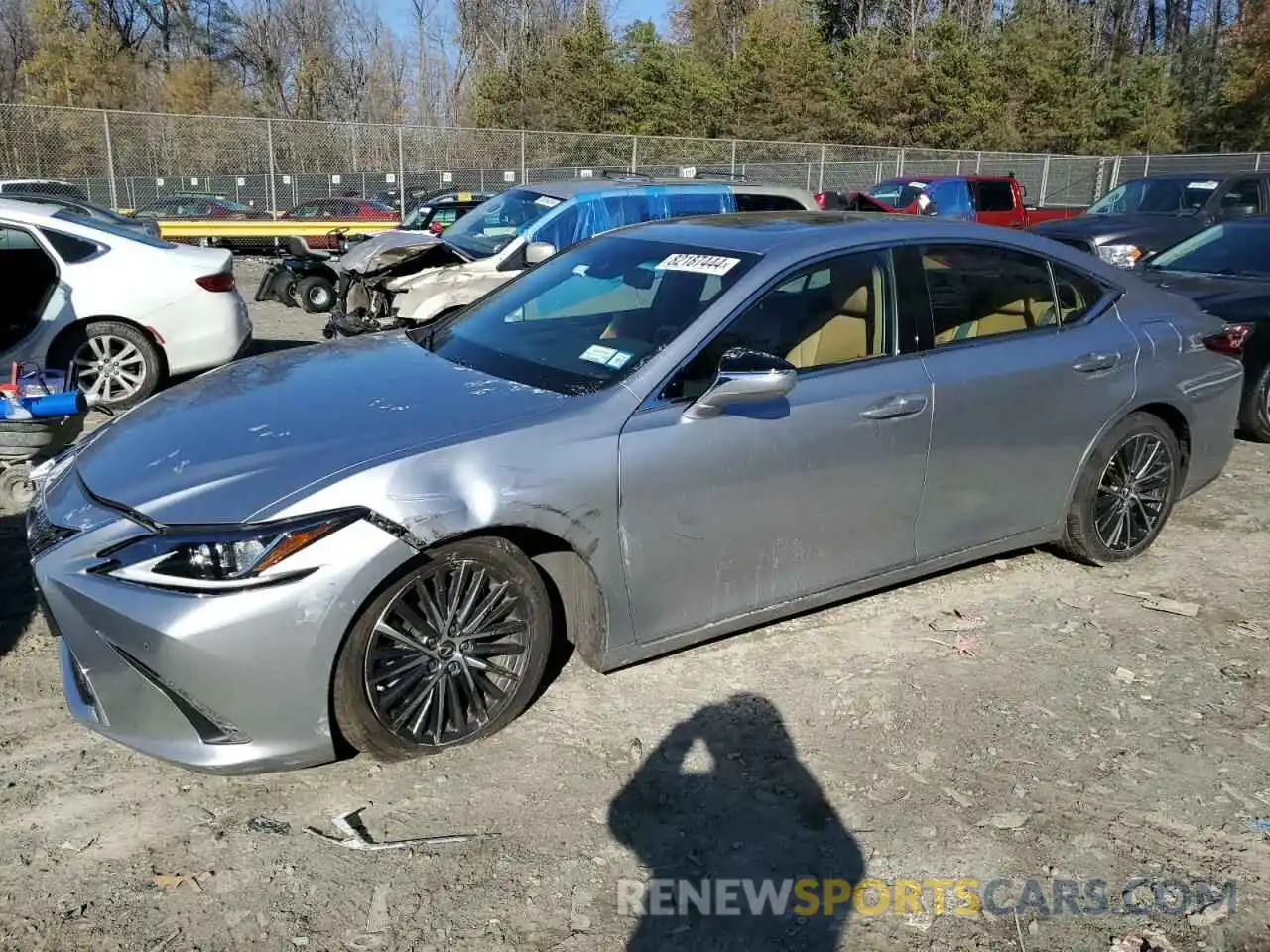 1 Photograph of a damaged car 58ADZ1B10NU136118 LEXUS ES350 2022