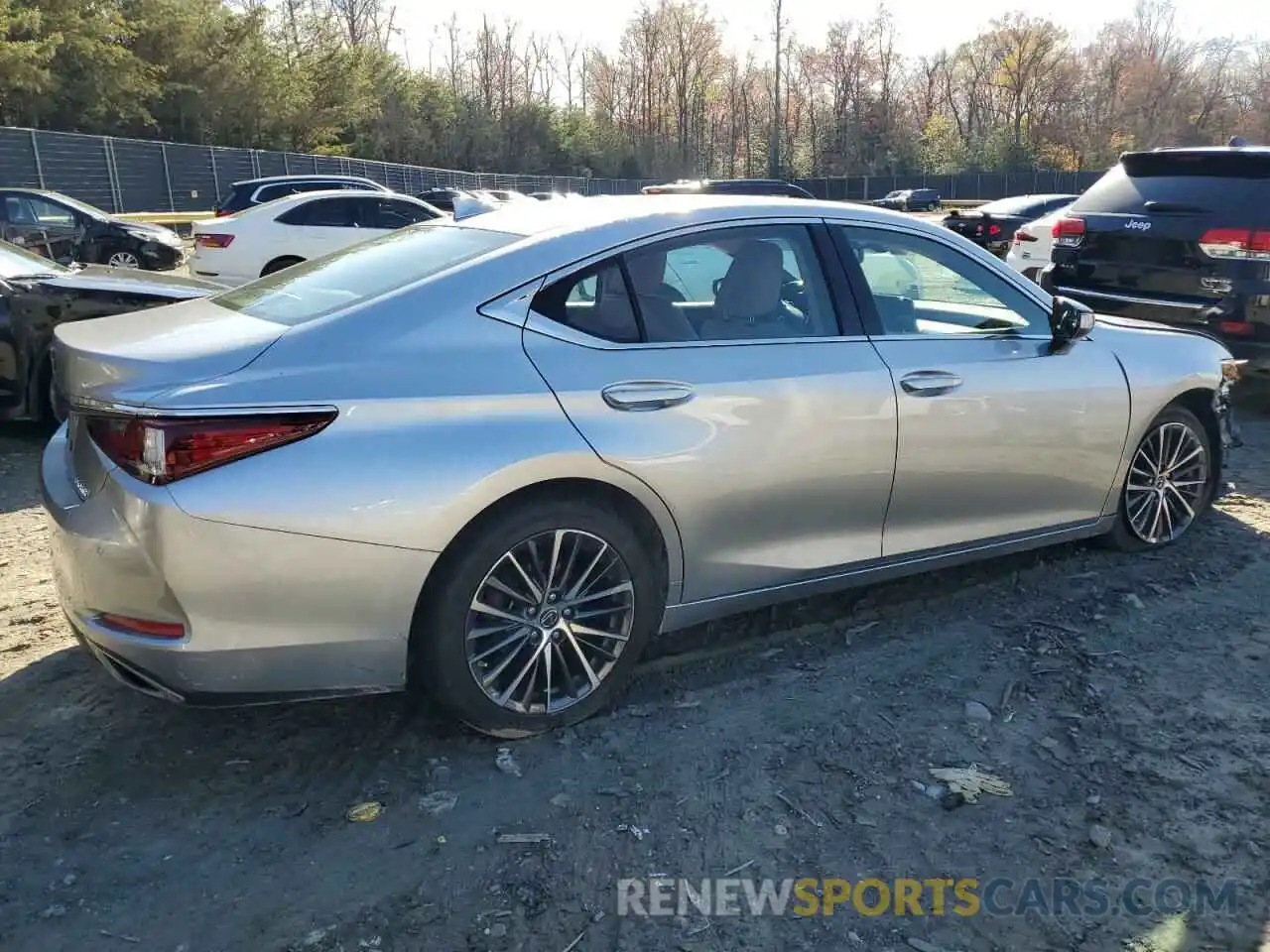 3 Photograph of a damaged car 58ADZ1B10NU136118 LEXUS ES350 2022