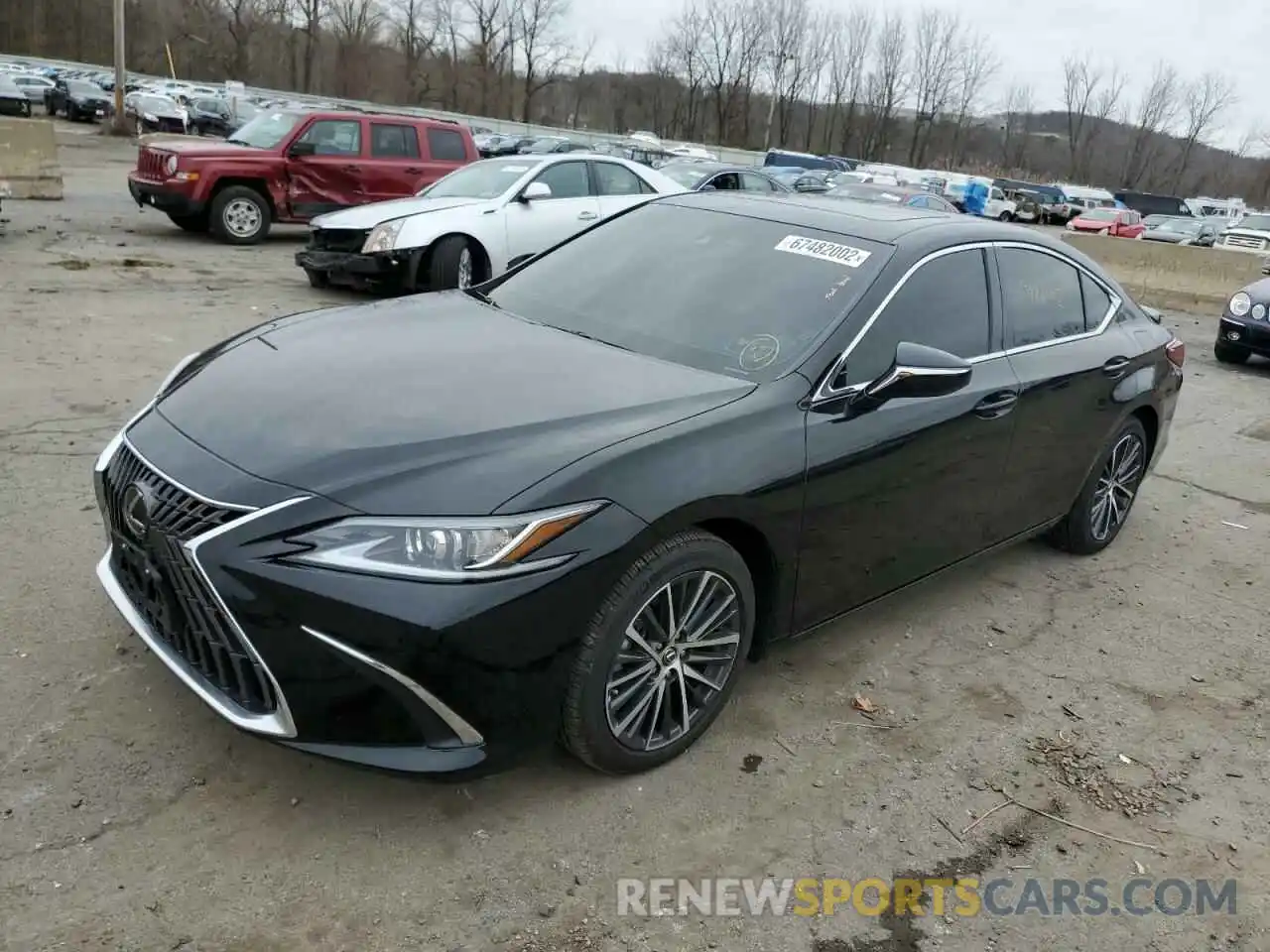 1 Photograph of a damaged car 58ADZ1B11NU126553 LEXUS ES350 2022