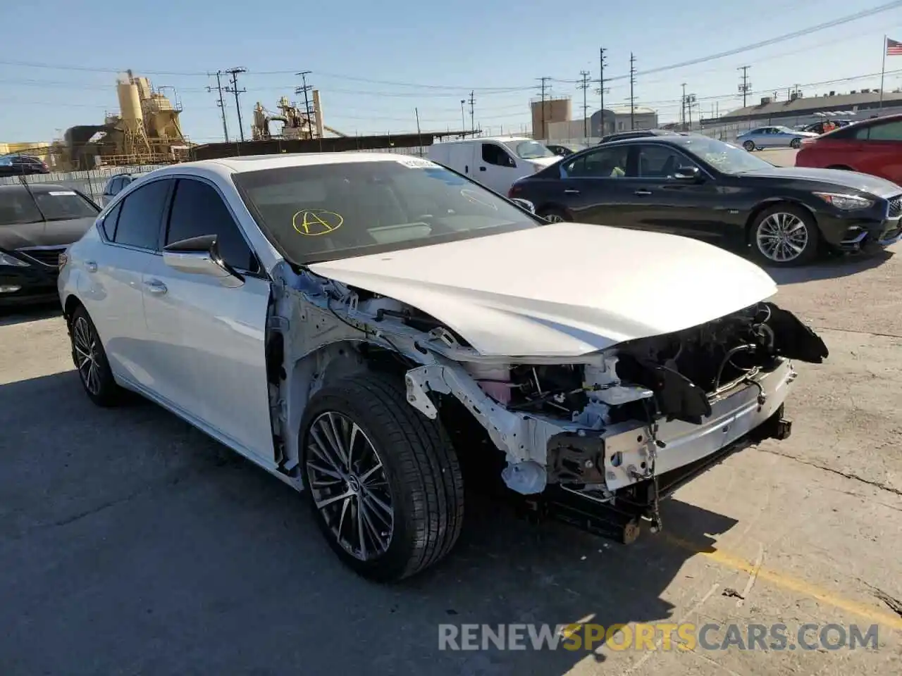 1 Photograph of a damaged car 58ADZ1B12NU124584 LEXUS ES350 2022