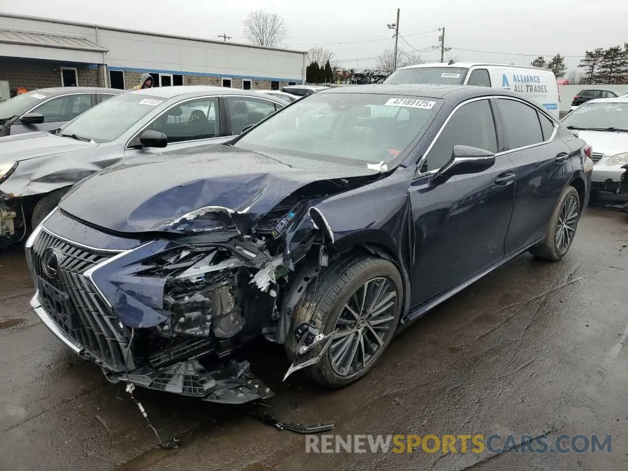 1 Photograph of a damaged car 58ADZ1B12NU128473 LEXUS ES350 2022
