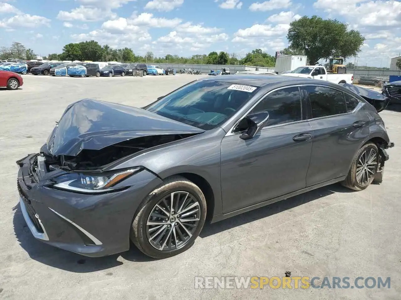 1 Photograph of a damaged car 58ADZ1B13NU123783 LEXUS ES350 2022