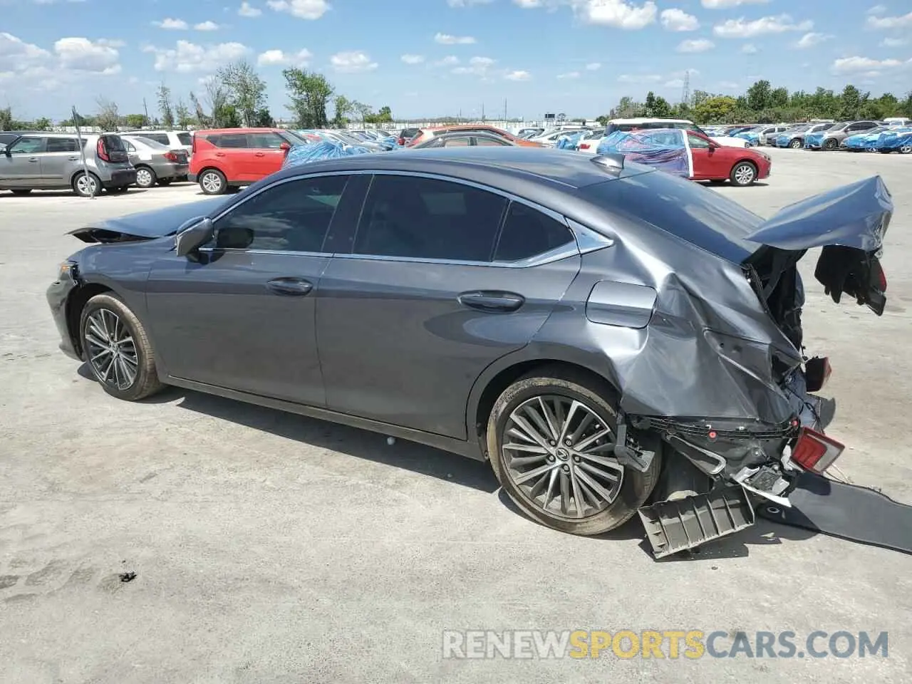 2 Photograph of a damaged car 58ADZ1B13NU123783 LEXUS ES350 2022