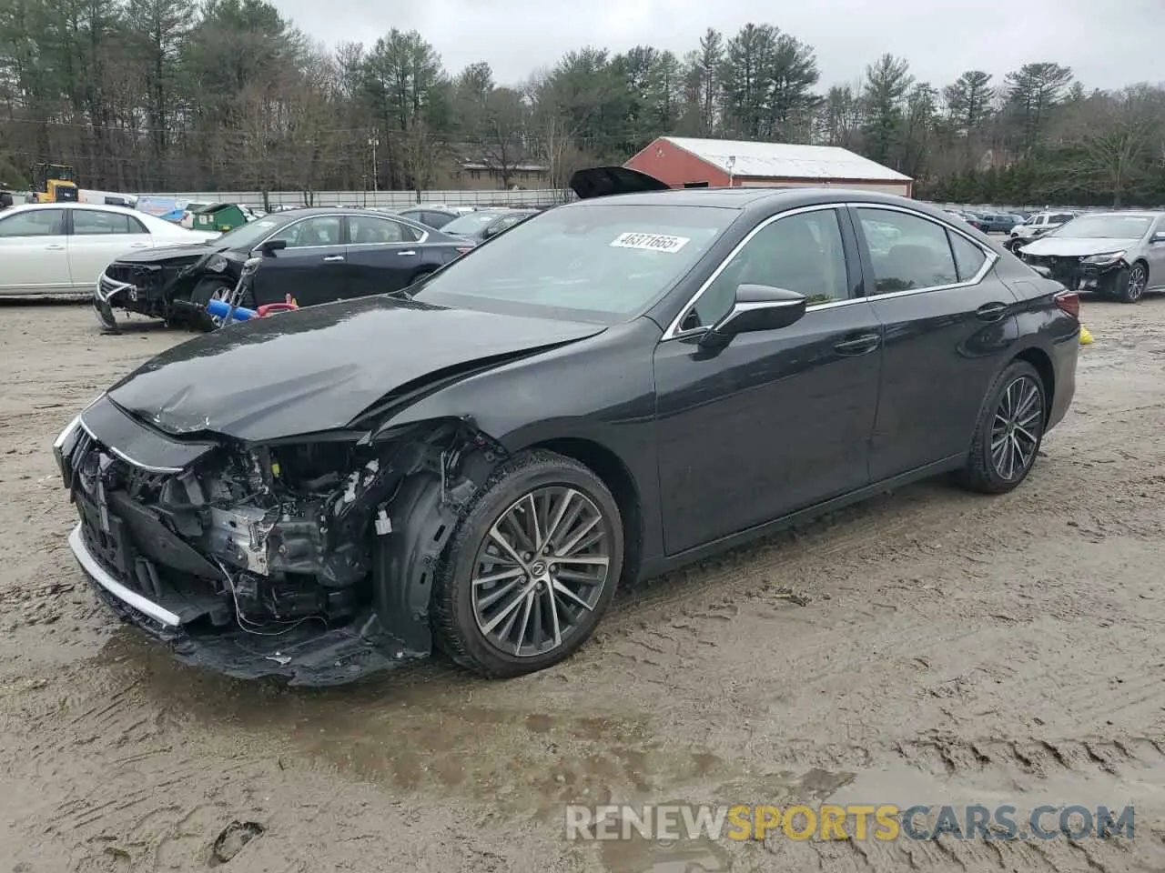 1 Photograph of a damaged car 58ADZ1B13NU136758 LEXUS ES350 2022