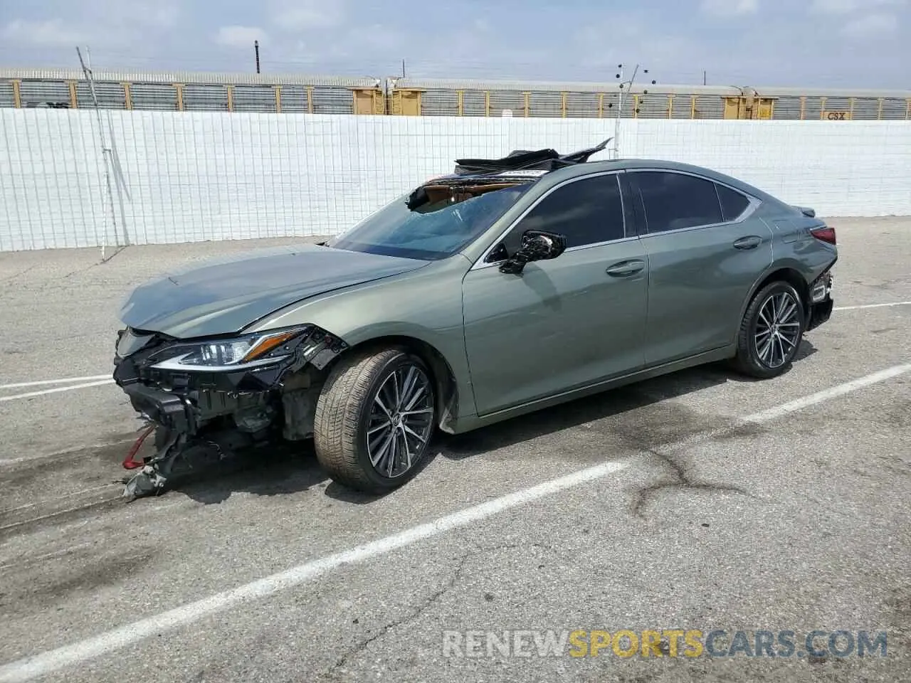 1 Photograph of a damaged car 58ADZ1B14NU113232 LEXUS ES350 2022