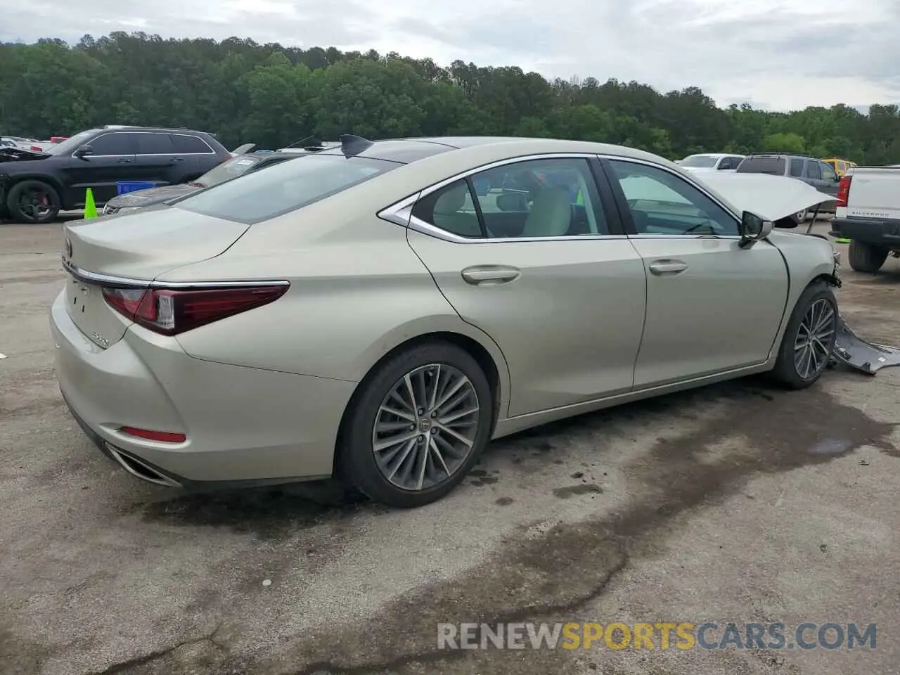 3 Photograph of a damaged car 58ADZ1B14NU139183 LEXUS ES350 2022