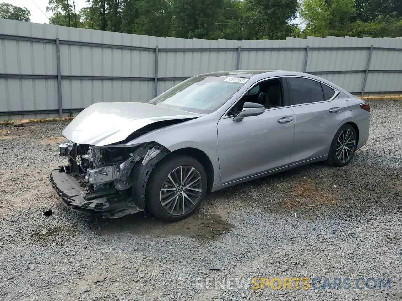 1 Photograph of a damaged car 58ADZ1B16NU137290 LEXUS ES350 2022