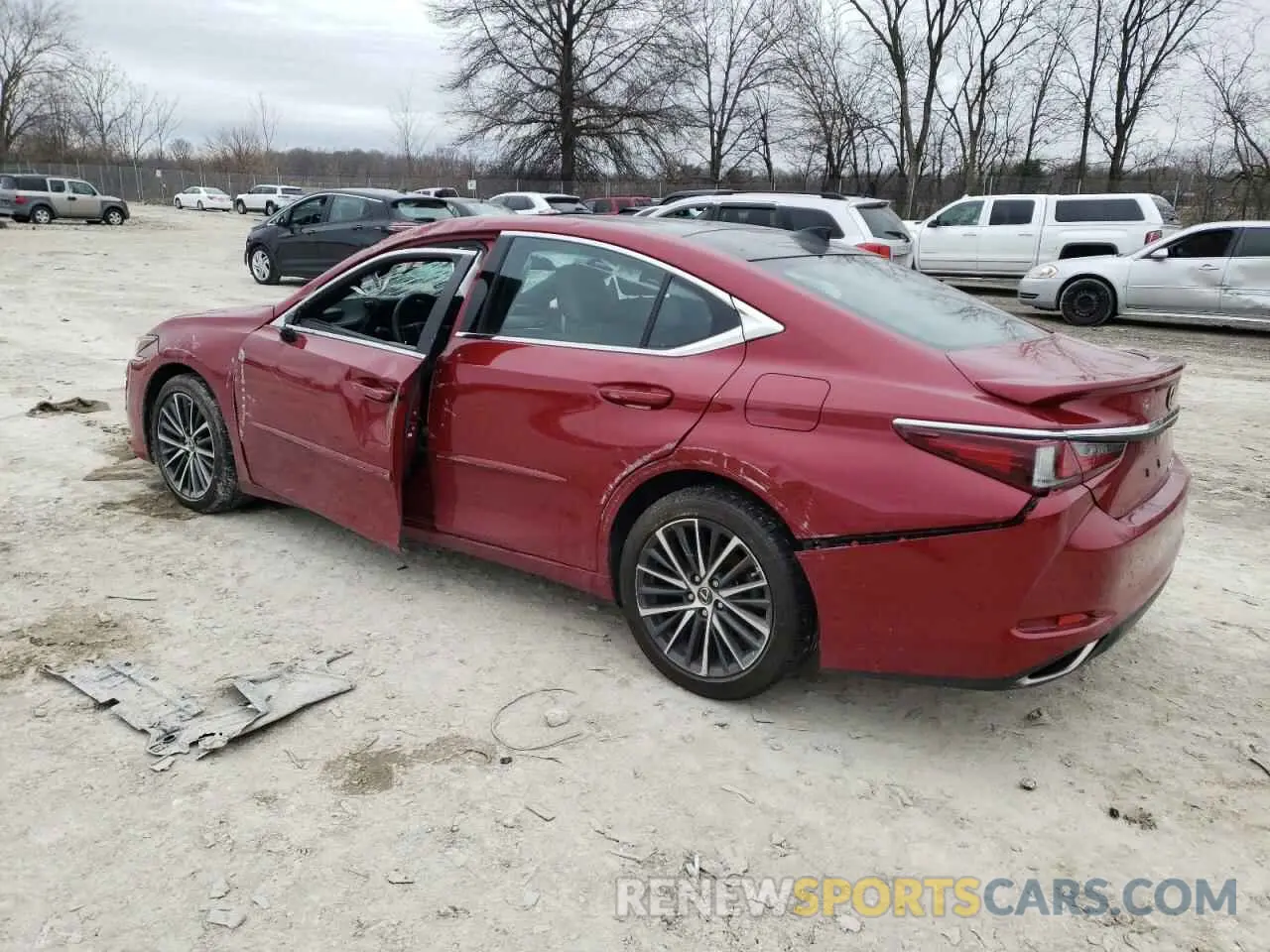 2 Photograph of a damaged car 58ADZ1B17NU117906 LEXUS ES350 2022