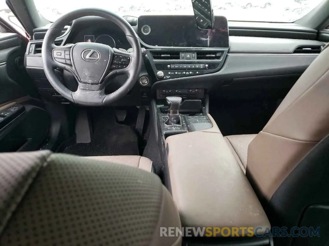 8 Photograph of a damaged car 58ADZ1B17NU117906 LEXUS ES350 2022