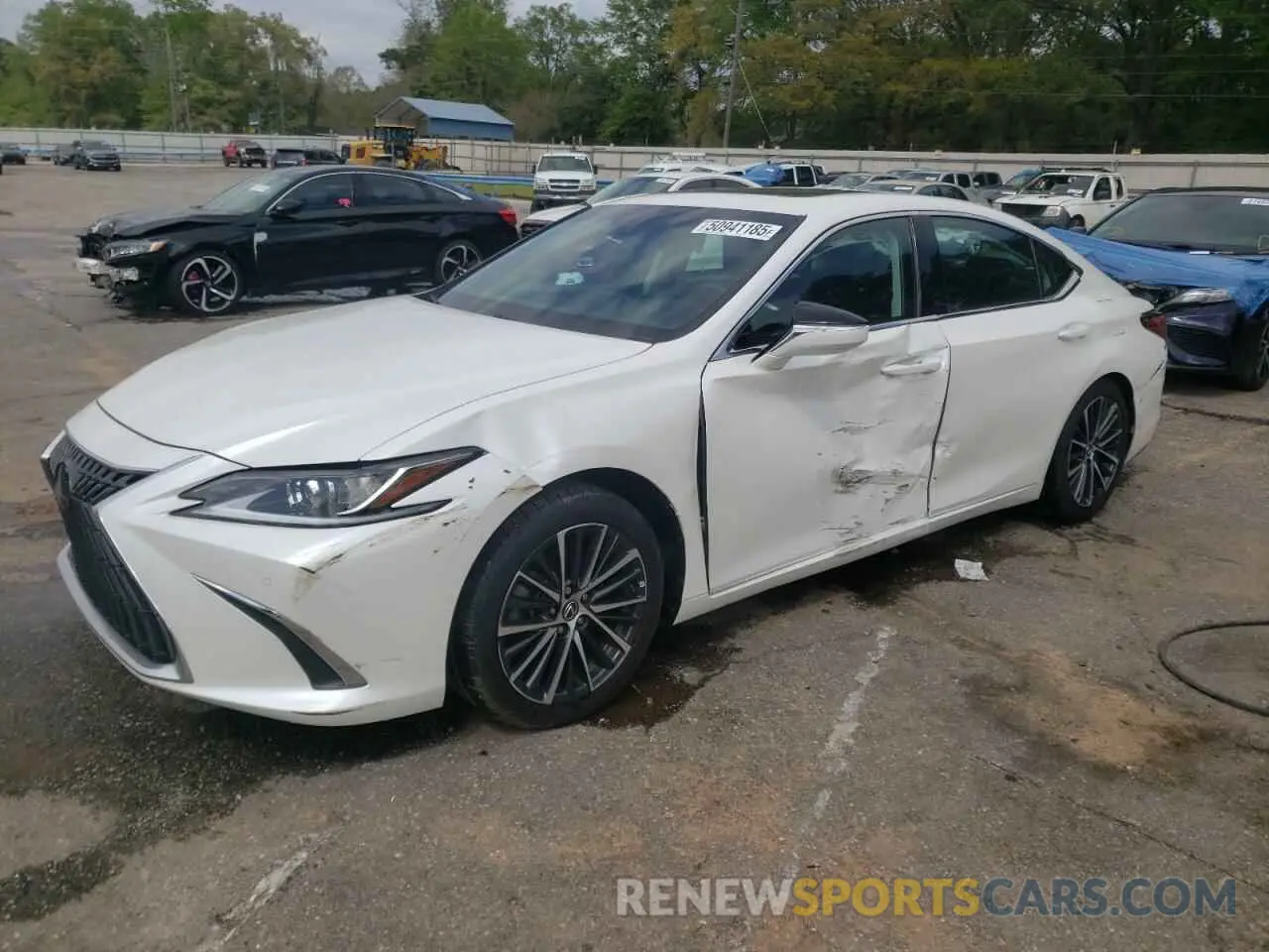 1 Photograph of a damaged car 58ADZ1B17NU123334 LEXUS ES350 2022