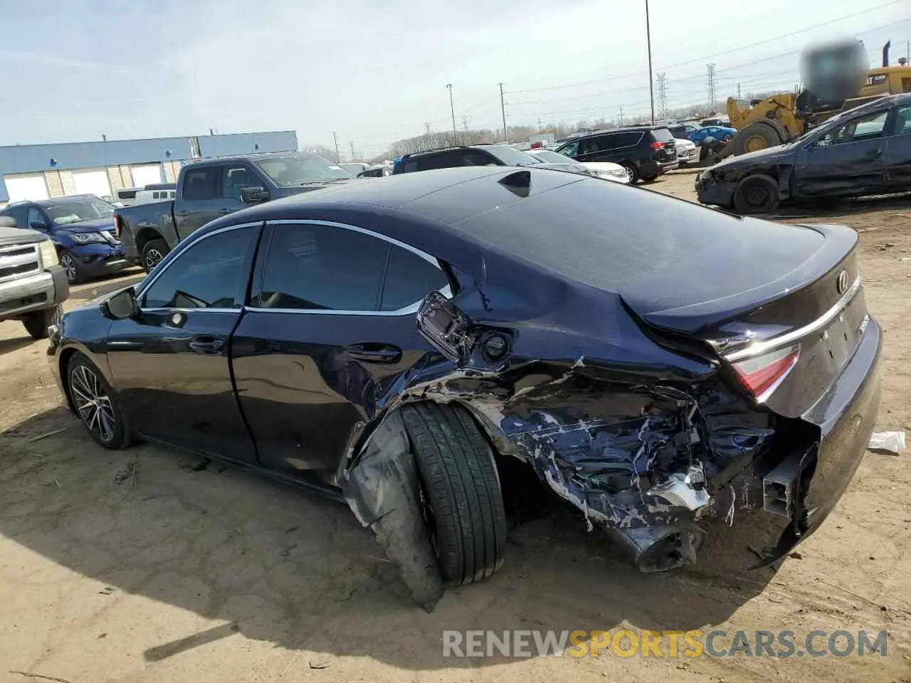 2 Photograph of a damaged car 58ADZ1B17NU126248 LEXUS ES350 2022