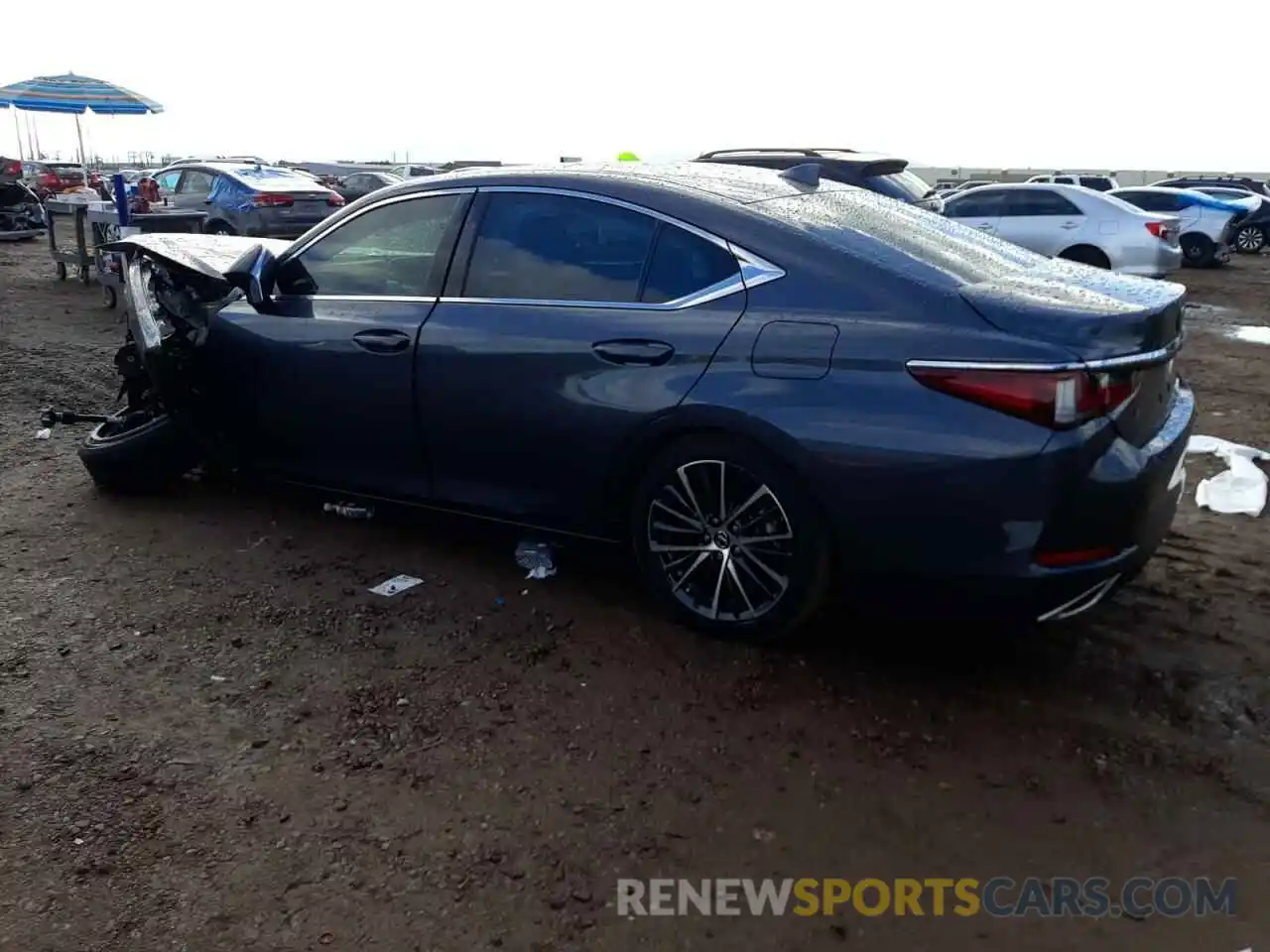 2 Photograph of a damaged car 58ADZ1B17NU128940 LEXUS ES350 2022