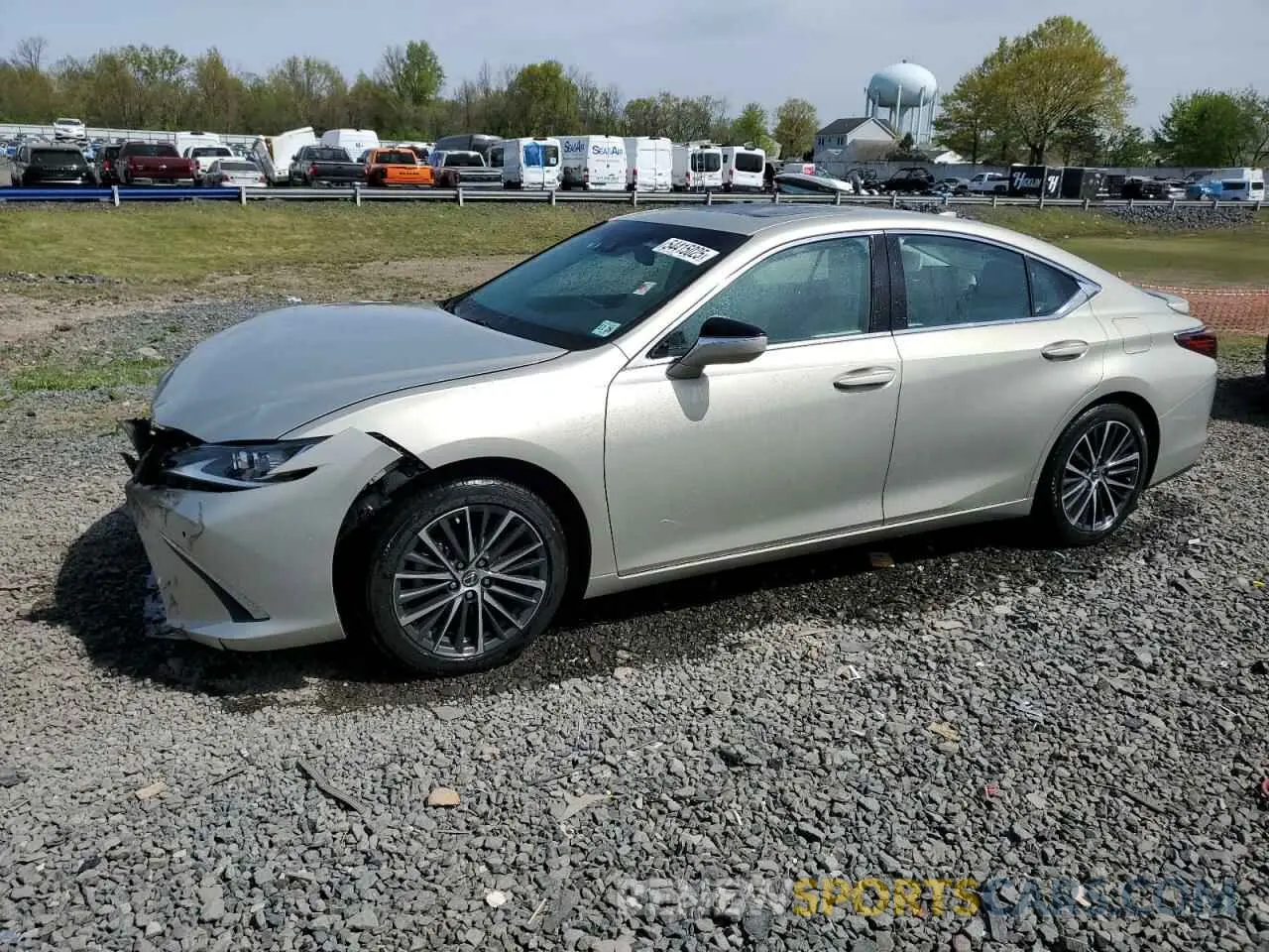1 Photograph of a damaged car 58ADZ1B18NU113086 LEXUS ES350 2022