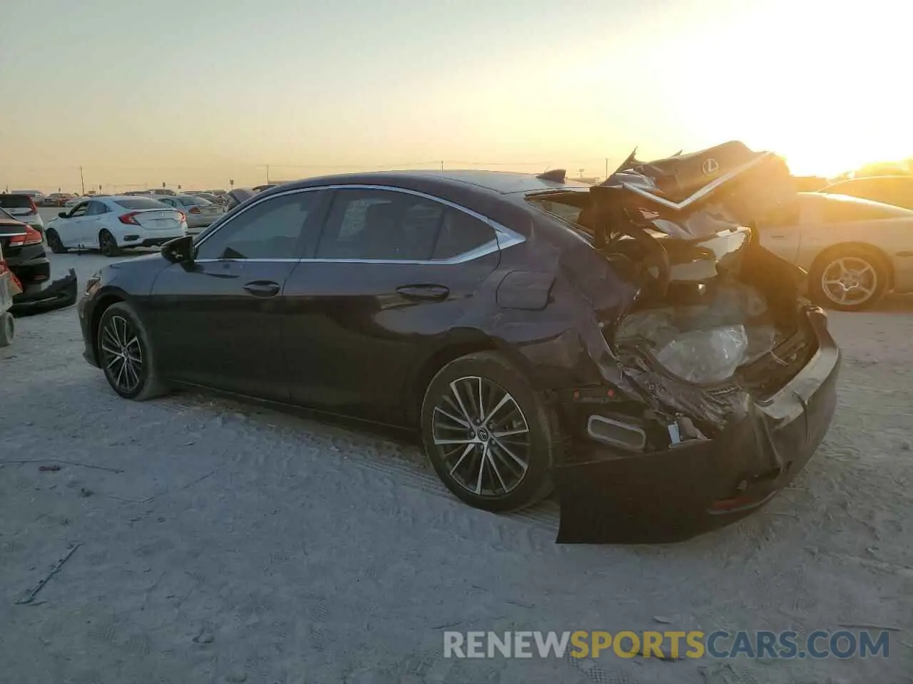 2 Photograph of a damaged car 58ADZ1B18NU126212 LEXUS ES350 2022