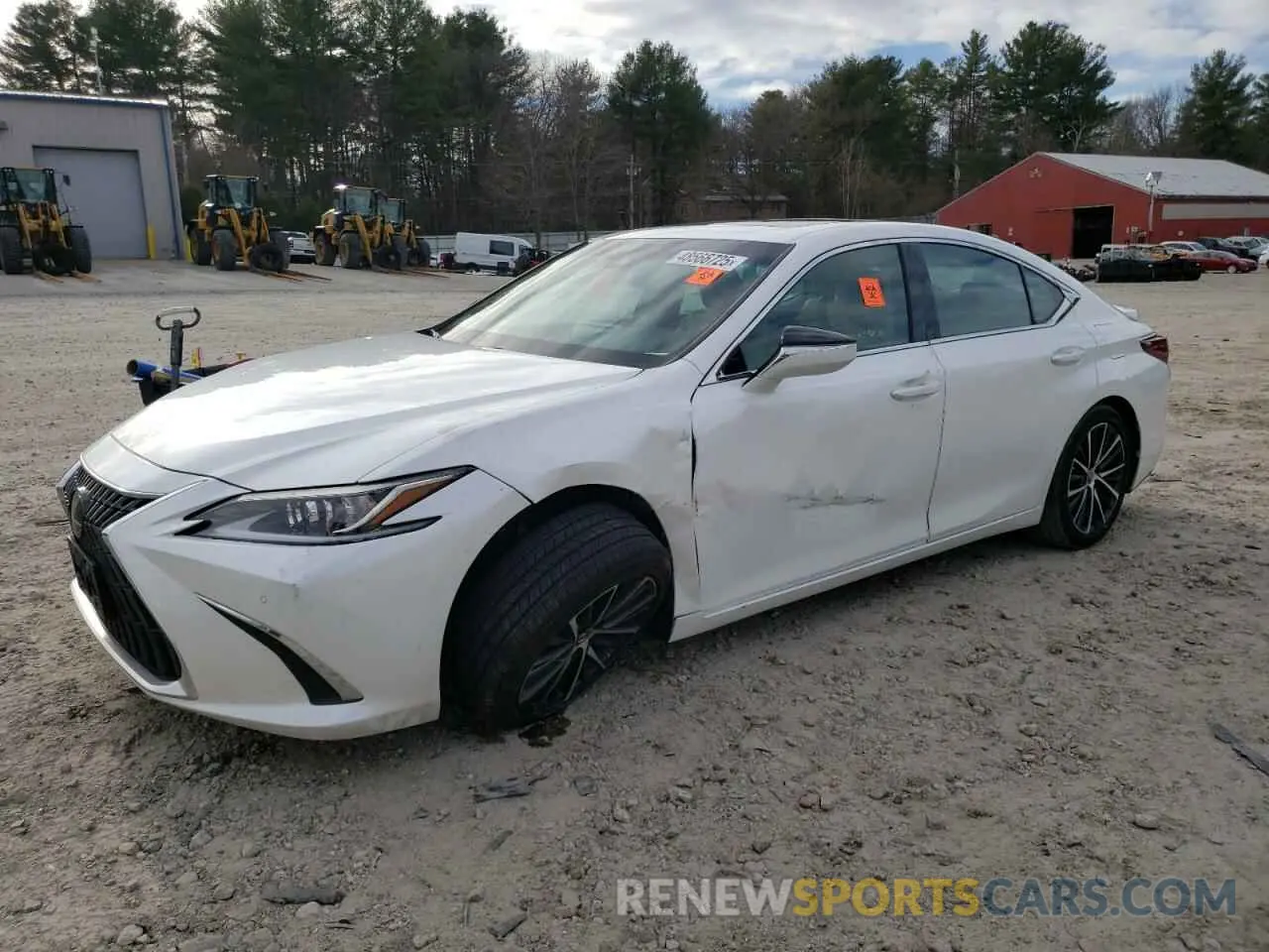 1 Photograph of a damaged car 58ADZ1B19NU122220 LEXUS ES350 2022