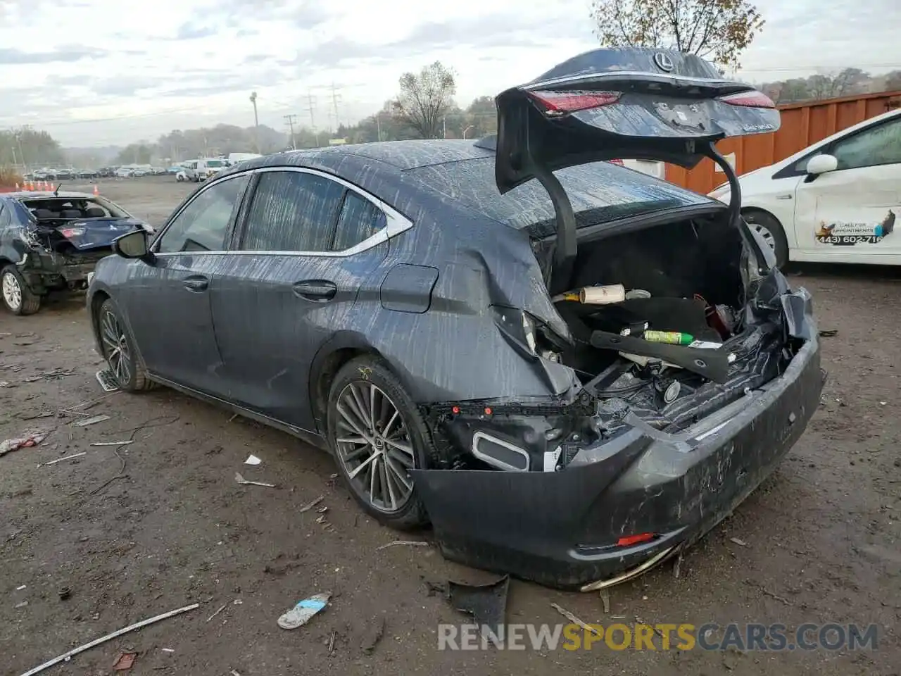 3 Photograph of a damaged car 58ADZ1B1XNU119259 LEXUS ES350 2022