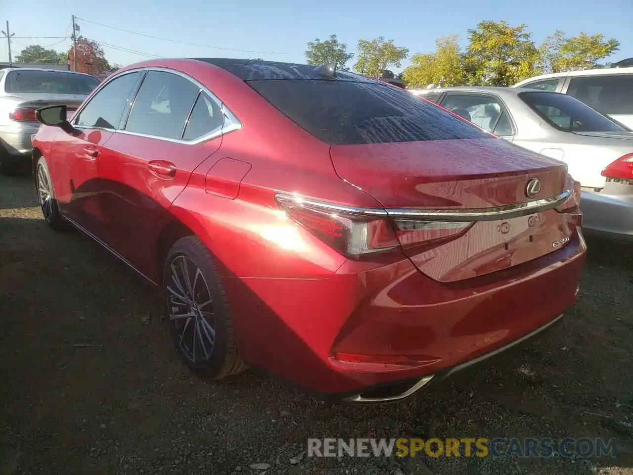 3 Photograph of a damaged car 58ADZ1B1XNU120136 LEXUS ES350 2022