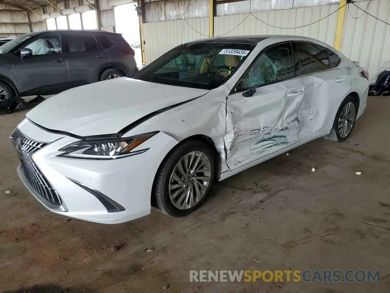 1 Photograph of a damaged car 58AEZ1B10NU113829 LEXUS ES350 2022