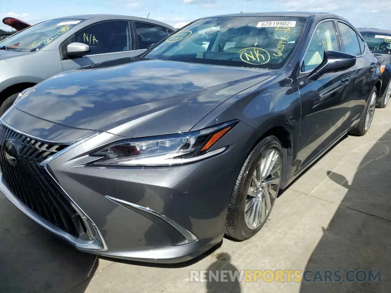 2 Photograph of a damaged car 58AFZ1B10NU120106 LEXUS ES350 2022