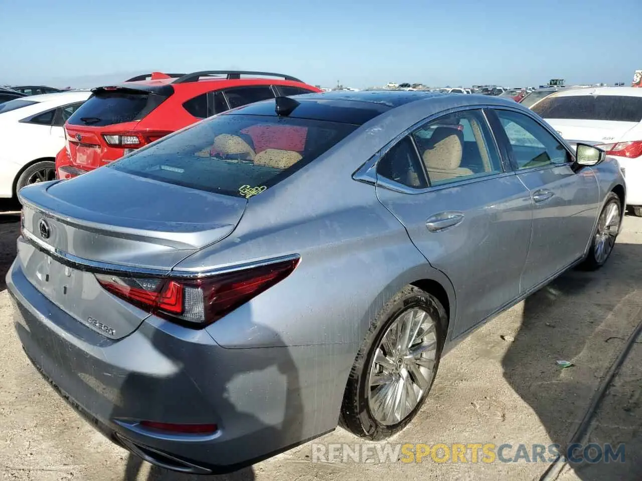 3 Photograph of a damaged car 58AFZ1B11NU134399 LEXUS ES350 2022