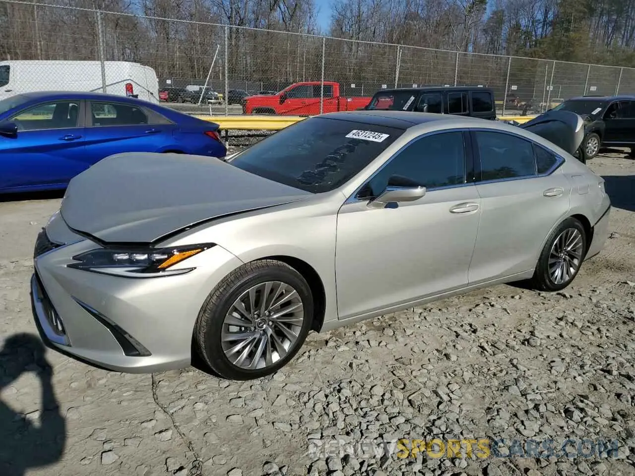 1 Photograph of a damaged car 58AFZ1B12NU128613 LEXUS ES350 2022