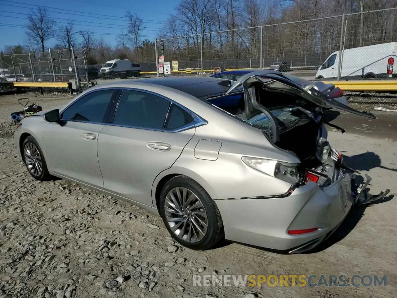2 Photograph of a damaged car 58AFZ1B12NU128613 LEXUS ES350 2022