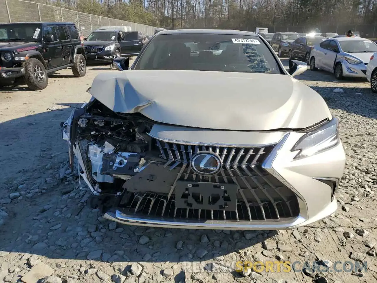 5 Photograph of a damaged car 58AFZ1B12NU128613 LEXUS ES350 2022