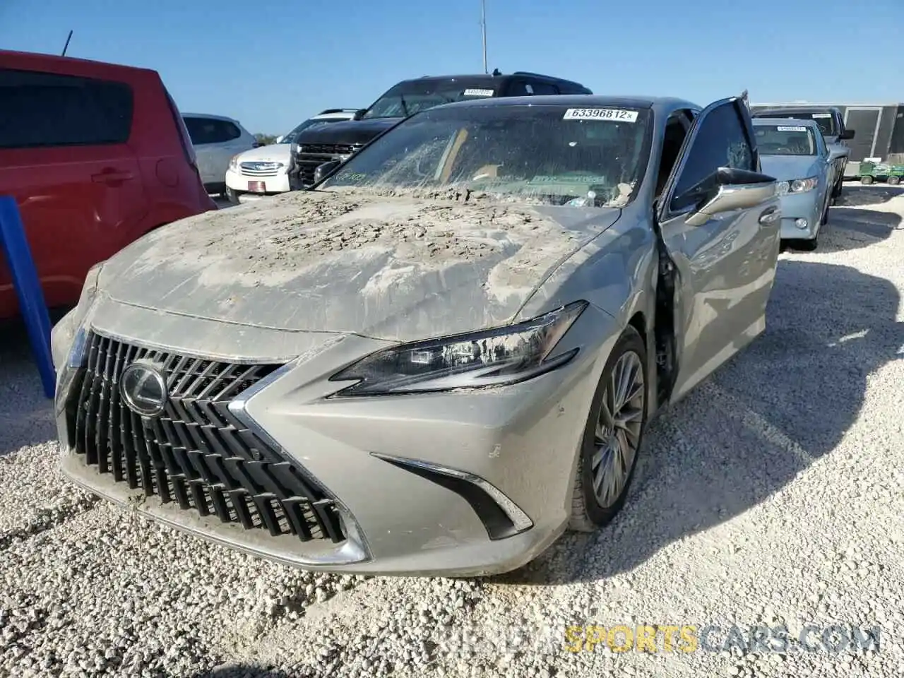 2 Photograph of a damaged car 58AFZ1B18NU134058 LEXUS ES350 2022