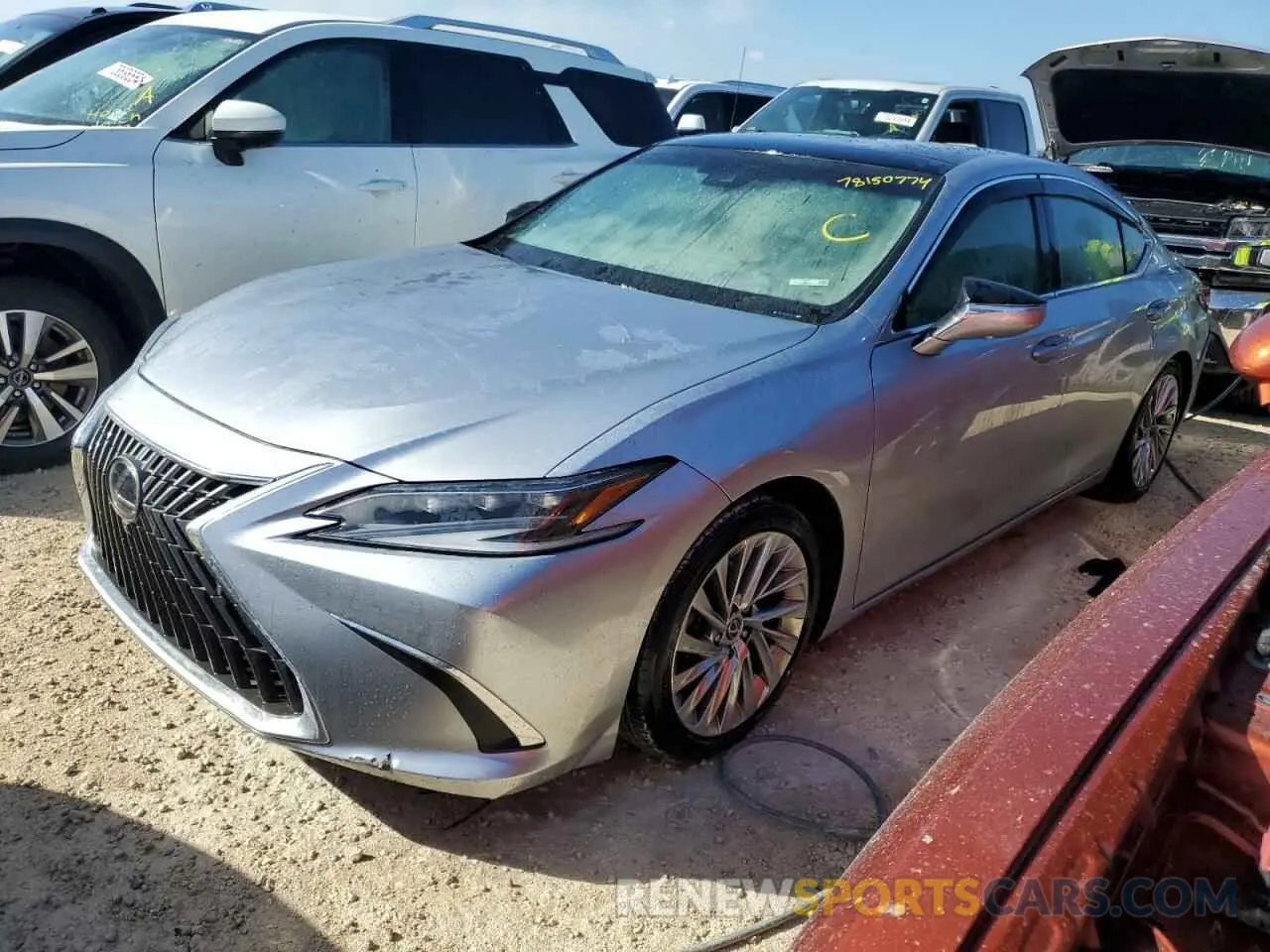 1 Photograph of a damaged car 58AFZ1B1XNU134417 LEXUS ES350 2022