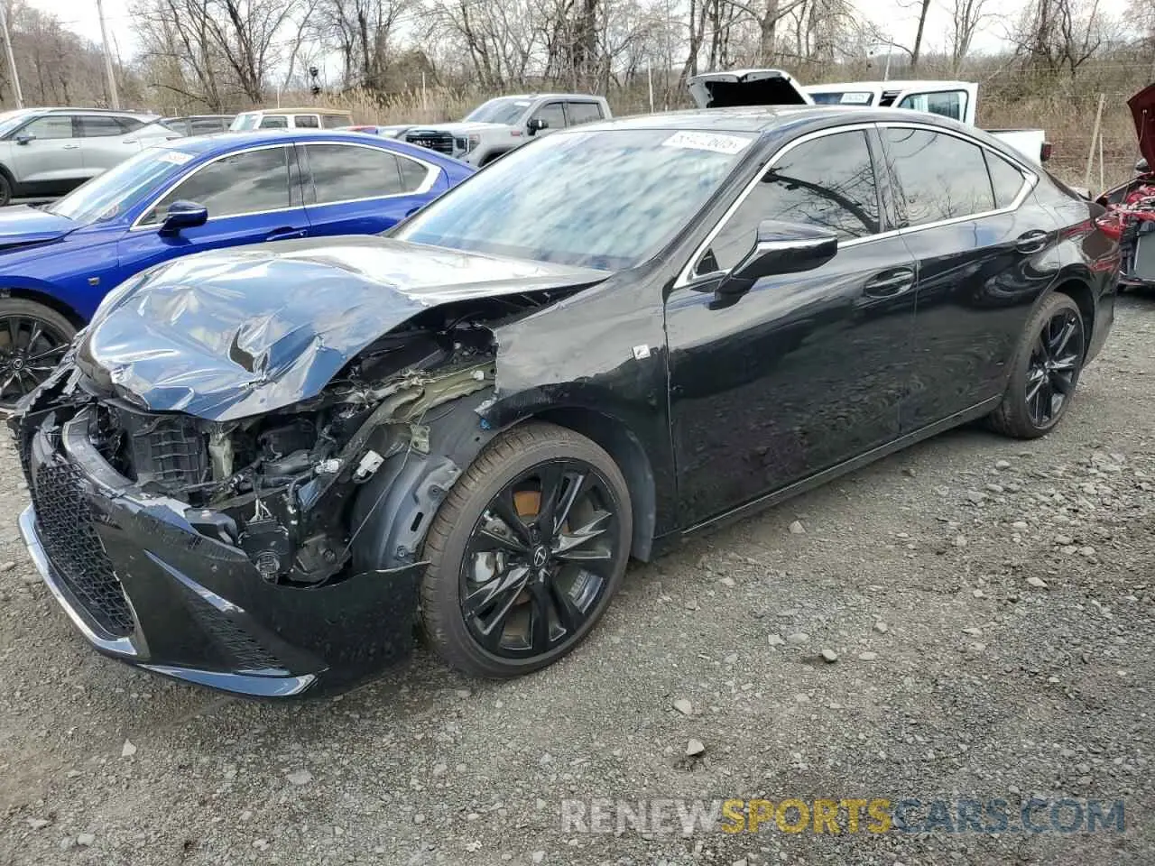 1 Photograph of a damaged car 58AGZ1B10NU132695 LEXUS ES350 2022