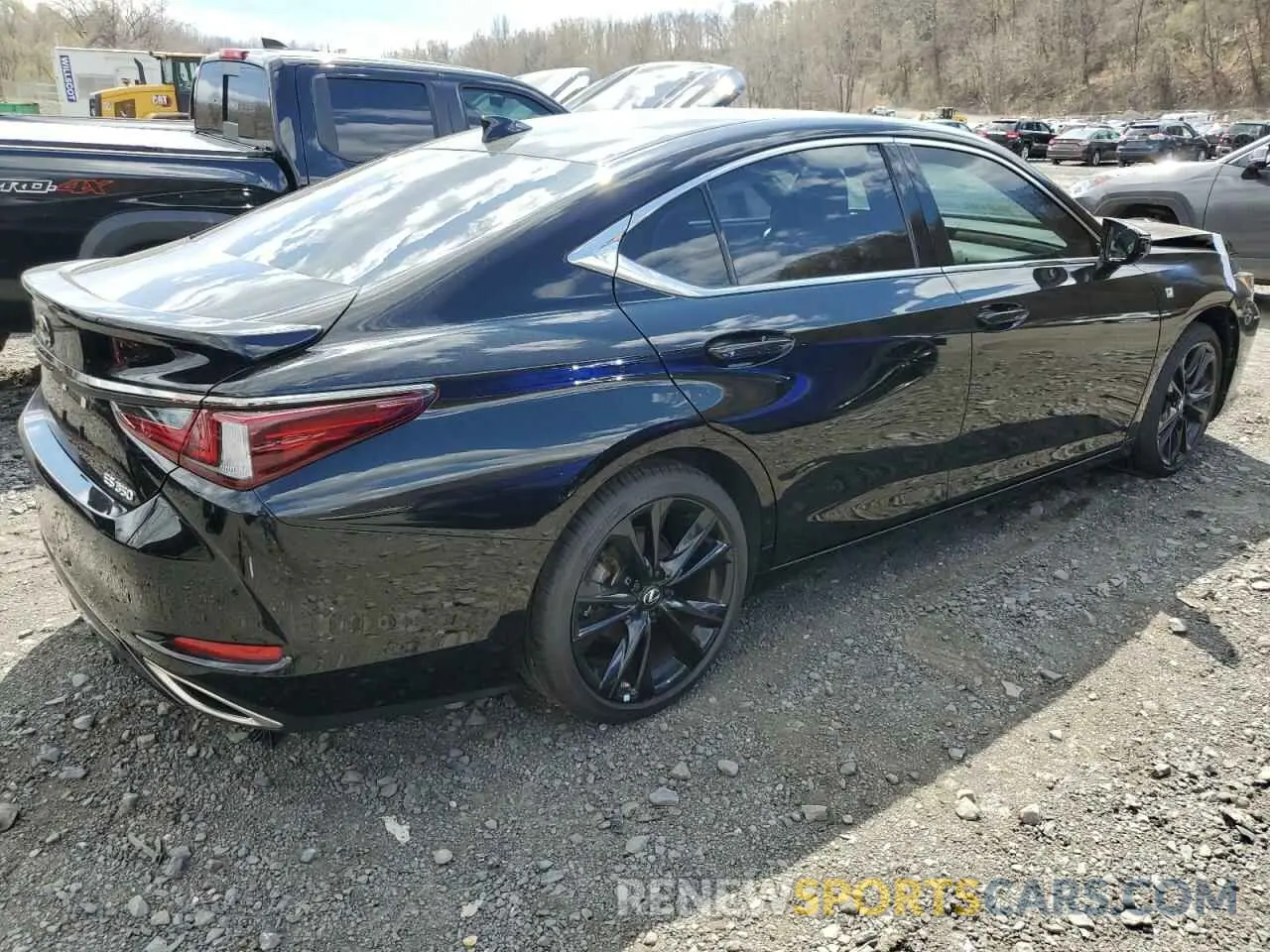 3 Photograph of a damaged car 58AGZ1B10NU132695 LEXUS ES350 2022
