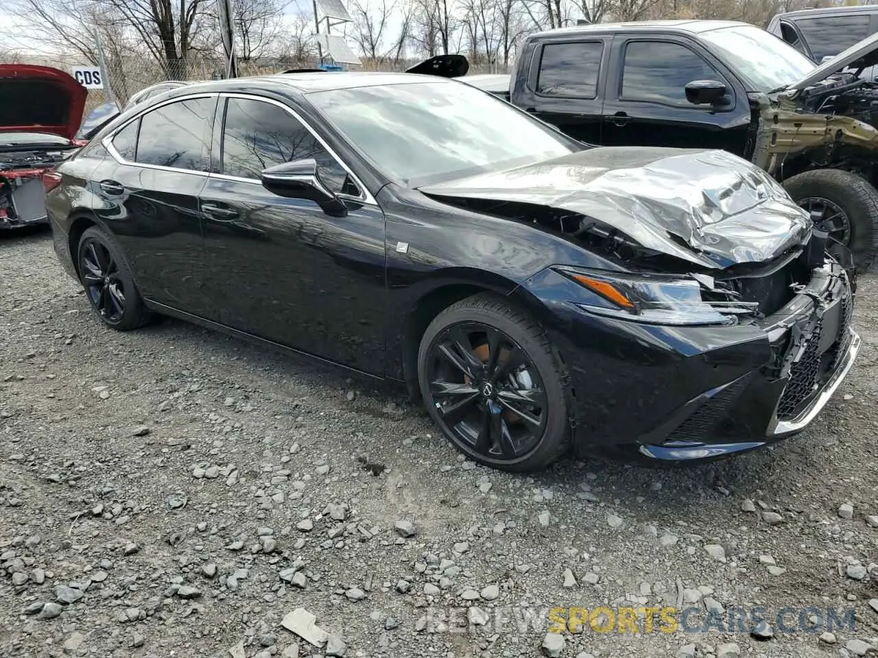 4 Photograph of a damaged car 58AGZ1B10NU132695 LEXUS ES350 2022