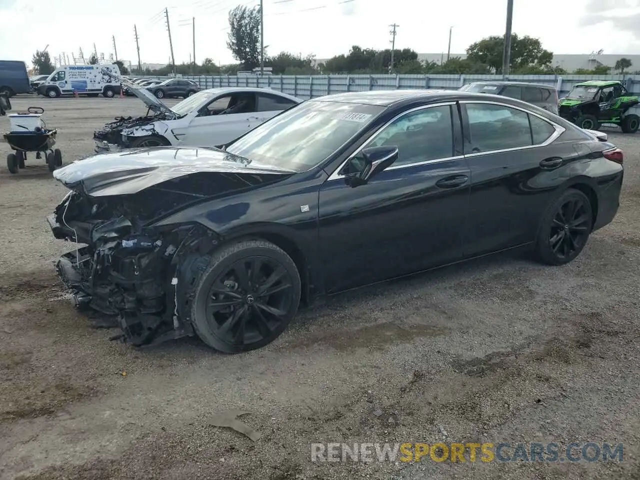 1 Photograph of a damaged car 58AGZ1B11NU126002 LEXUS ES350 2022