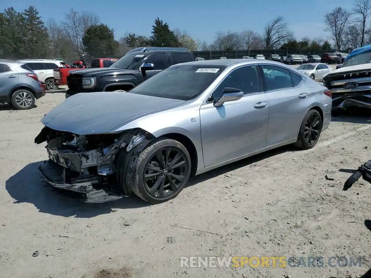 1 Photograph of a damaged car 58AGZ1B15NU133941 LEXUS ES350 2022