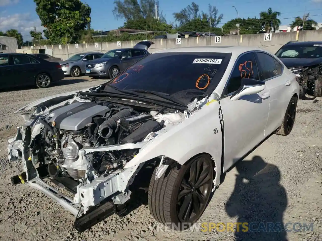 1 Photograph of a damaged car 58AGZ1B16NU111060 LEXUS ES350 2022