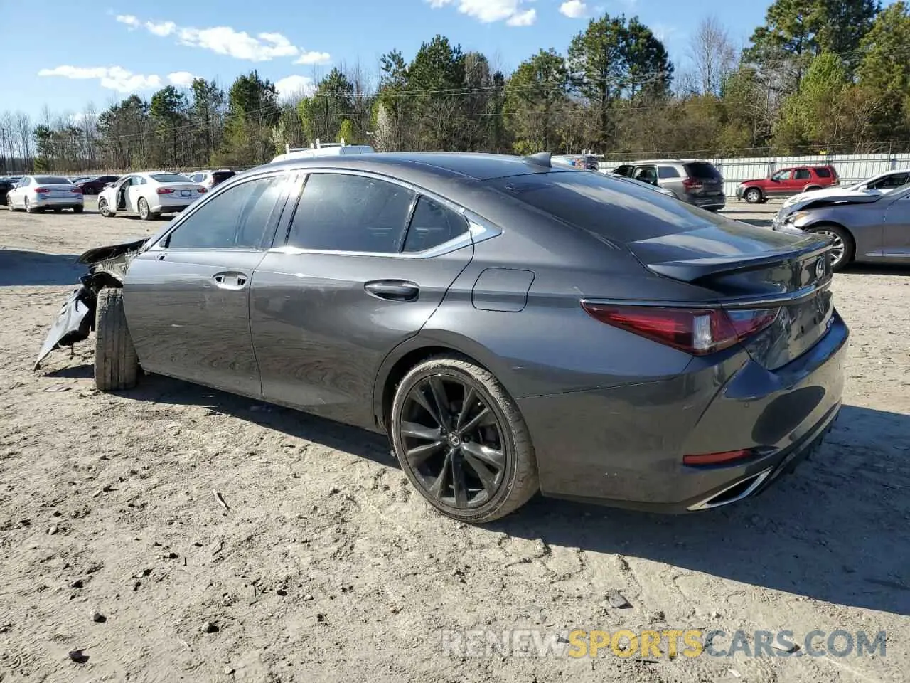 2 Photograph of a damaged car 58AGZ1B16NU131843 LEXUS ES350 2022