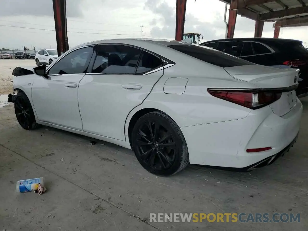 2 Photograph of a damaged car 58AGZ1B18NU111366 LEXUS ES350 2022