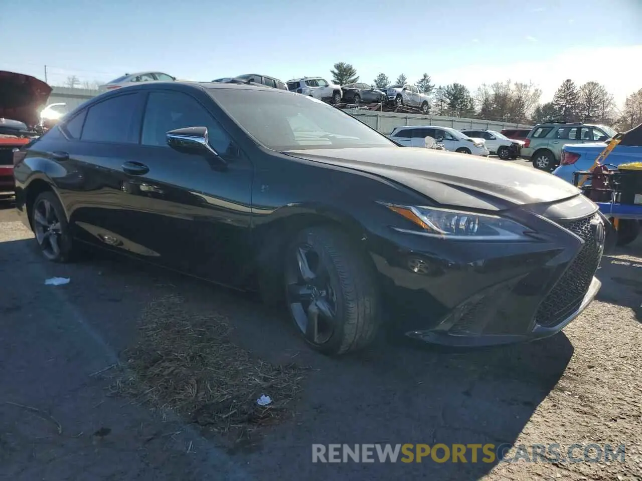 4 Photograph of a damaged car 58AGZ1B18NU118110 LEXUS ES350 2022