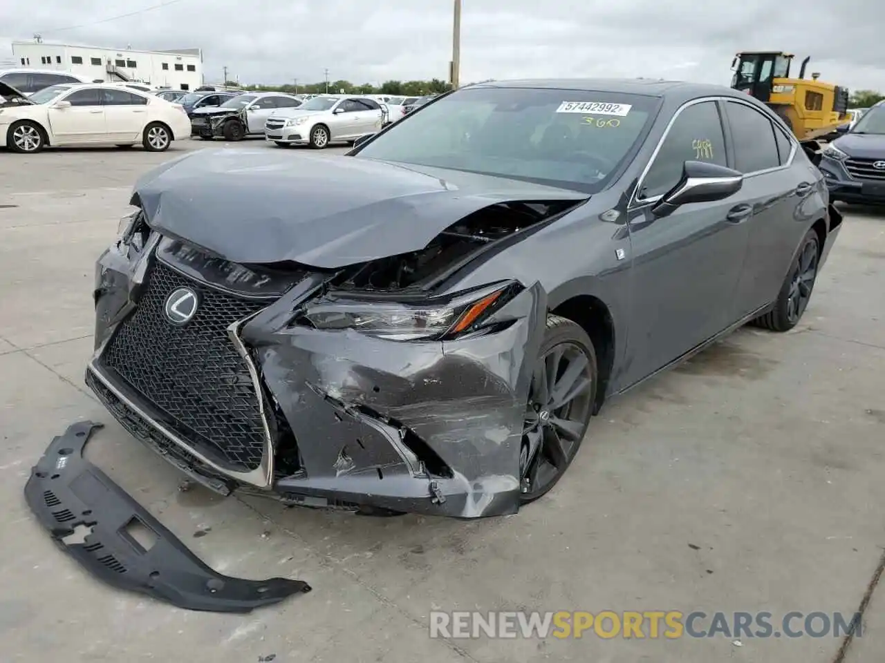 2 Photograph of a damaged car 58AJZ1B17NU128858 LEXUS ES350 2022