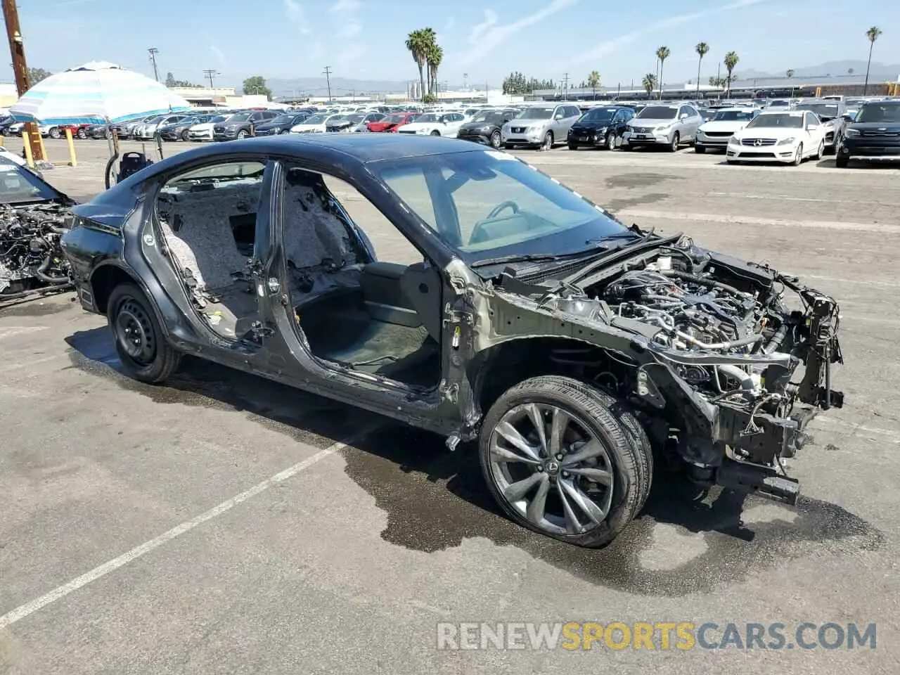 4 Photograph of a damaged car 58ADZ1B10PU155223 LEXUS ES350 2023