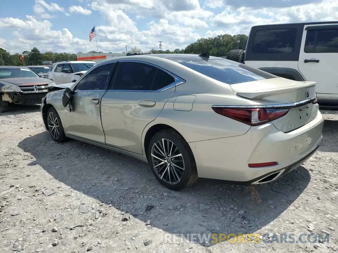 2 Photograph of a damaged car 58ADZ1B11PU143310 LEXUS ES350 2023